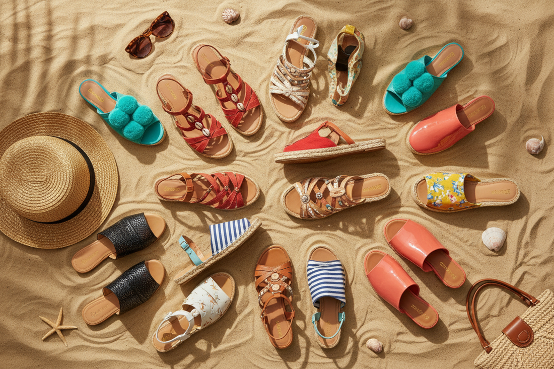 Calçado de Praia em Tendência: Do Chinelo à Sandália de Luxo