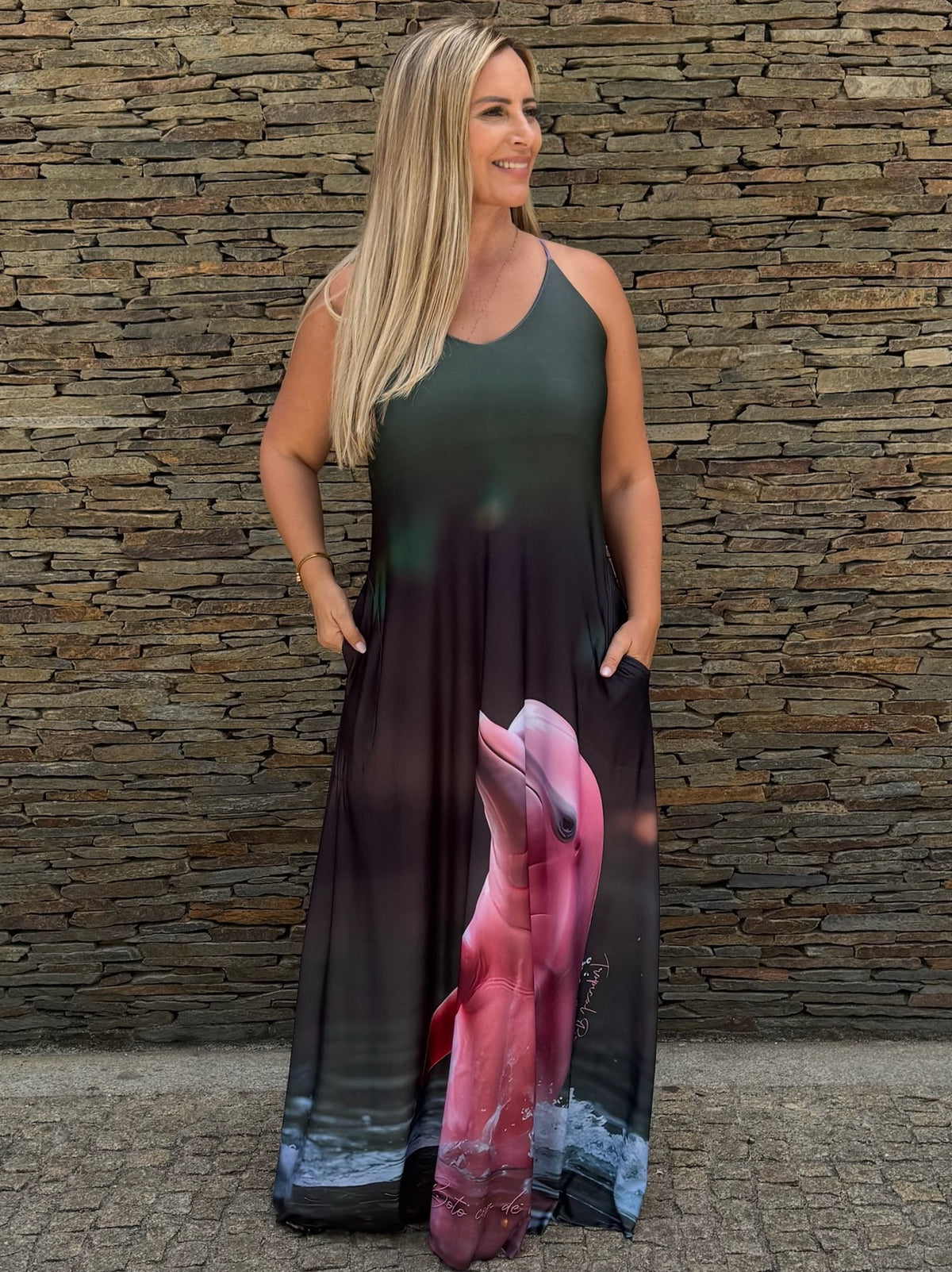 Vestido Longo Golfinho