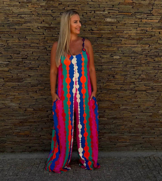 Macacão Ondas com alça em crochet MYSTYLE