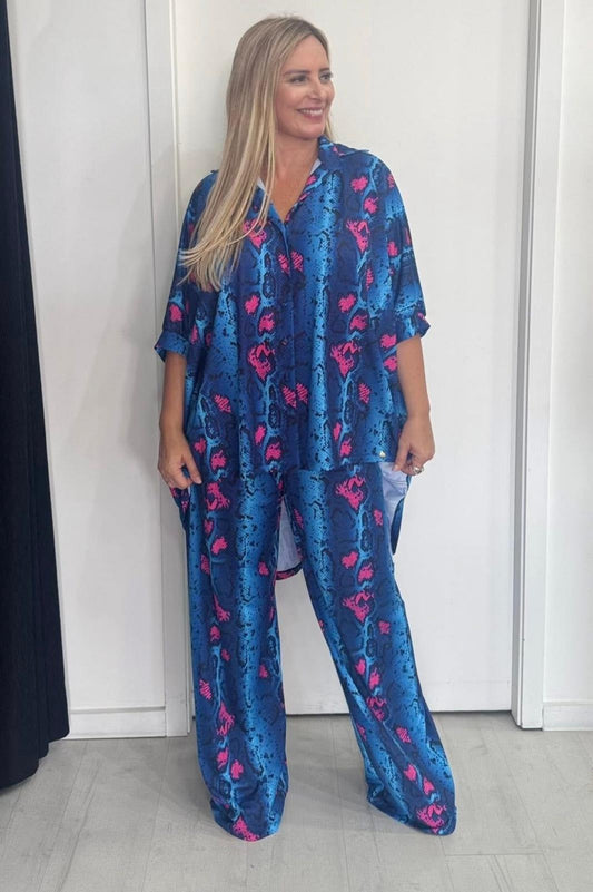 Túnica Azul Stella Fit