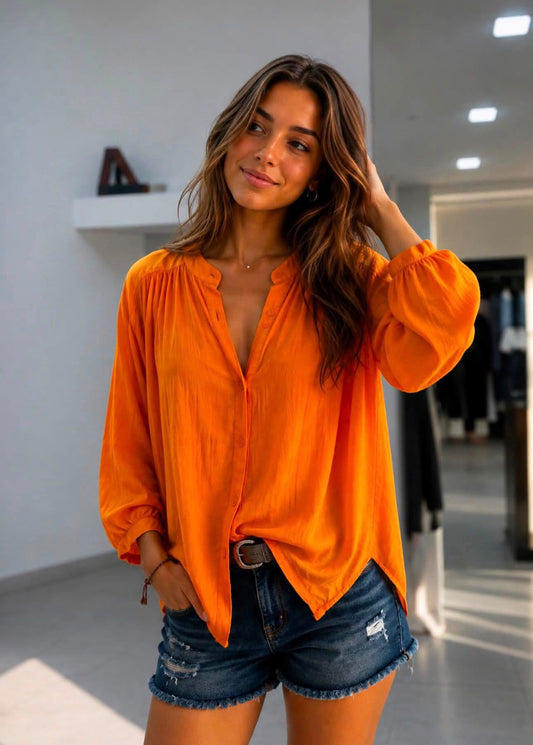 Blusa Laranja Cuore