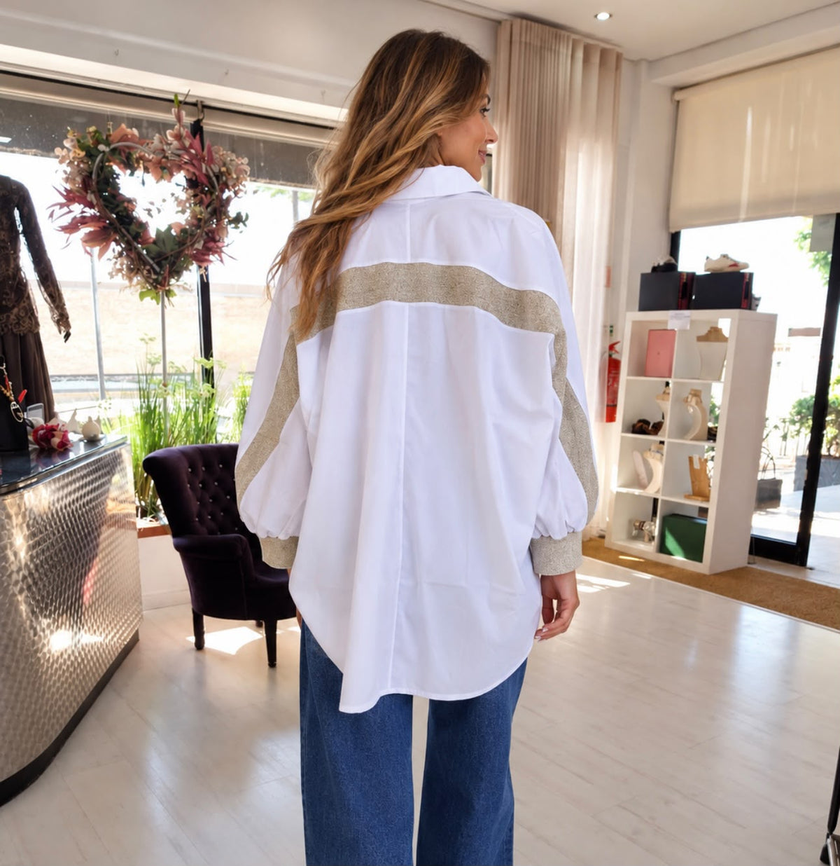 Camisa com Dourado StellaFit - 26506